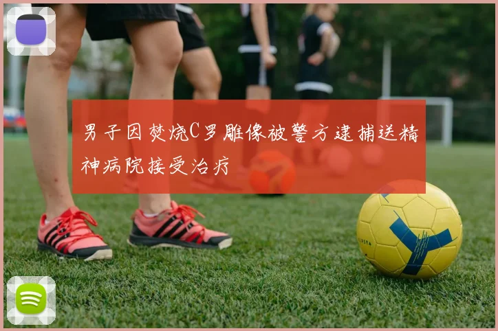 男子因焚烧C罗雕像被警方逮捕送精神病院接受治疗